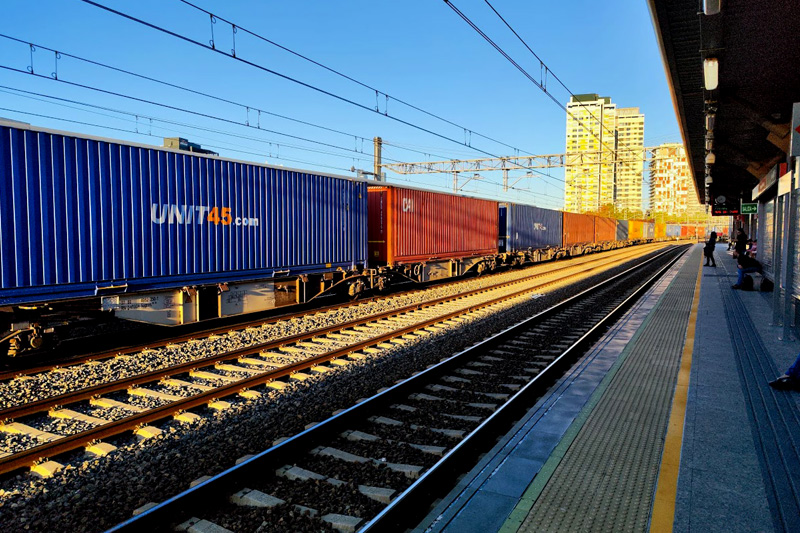 Transporte de mercanc�as por ferrocarril
