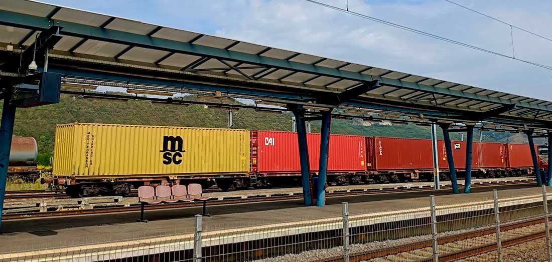 Transporte de mercancías por ferrocarril